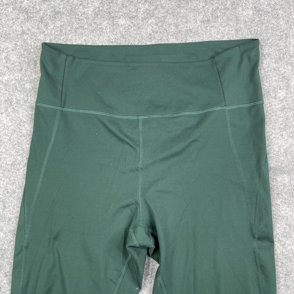 Girlfriend Collective Compressive High Rise Crop Leggings in Thyme Size XXL - Picture 2 of 8